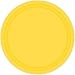 Amscan 54015-09, Platos para Fiesta de Cumpleaños, Amarillo, Pack de 8 , color/modelo surtido