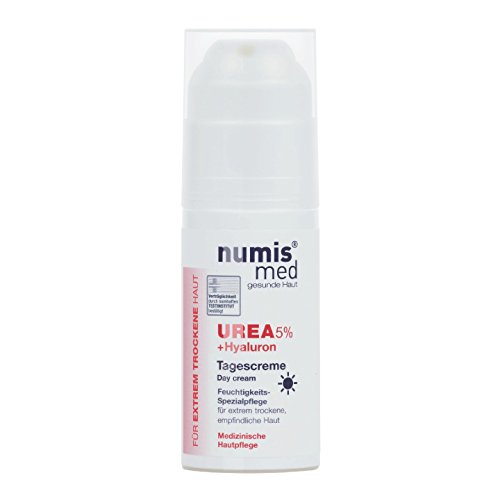 Numis Med UREA 5% Day Cream + Hyaluronic Acid for Extremely Dry Sensitive Skin from Germany Dermatologist Tested 5 Star Guarantee Paraben Free Vegan Moisturizes & Protects Extremely Dry Skin 50 ml