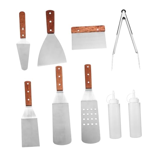Set de utensilios BBQ de acero inoxidable NUOBESTY miniatura 1