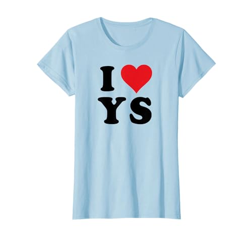 I Heart YS Initials I Love Y.S. First And Last Name Y S T�V���c