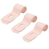 MANZI 1-3 Pairs Women's Girls' Basic Convertible Transition Ballet Dance Tights 40 Denier(Ballet Pink,XXL)
