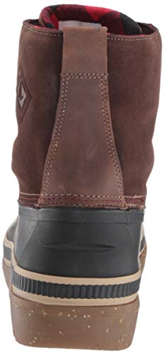 Sperry Mens Ice Bay Boot Boots, Black/Tan, 10