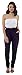 Produktbild CityComfort Damen Leinenhose | Sommer-Outfit für Frauen mit Trendiger Papiertüte Taille | EU 38 bis 52 Plus Size Hose für Frauen ( EU 48 / UK 20, schwarz)