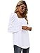 LCXWFE Womens Tunic Tops Puff Sleeve Casual Square Neck Long Sleeve Shirts Solid Color S-2XL