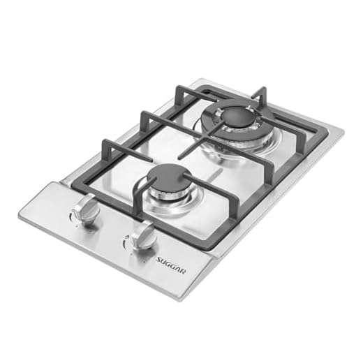 FOGÃO DE MESA COOKTOP 2 BOCAS AÇO INOX À GÁS SUGGAR FG2002IX