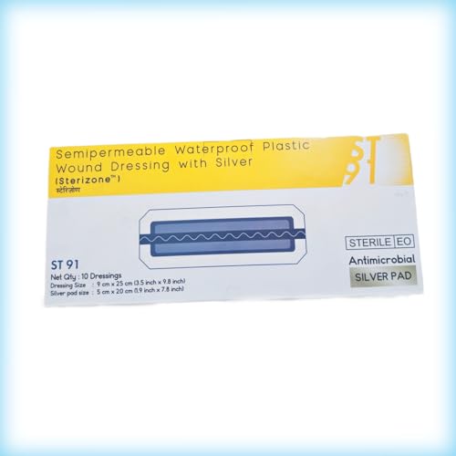 semipermeable waterproof plastic wound dressing with silver Semipermeable Waterproof Plastic Wound Silver Dressing, For Stem Bleeding, Medium at 560/piece in Varanasi
