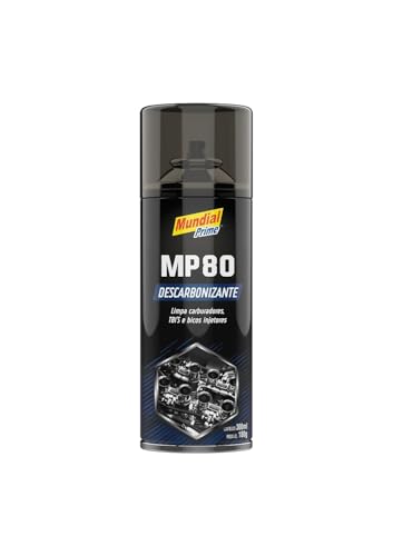 Spray Descarbonizante Automotivo 300ml - MP80 Mundial Prime | Remove Carbonização de Motores