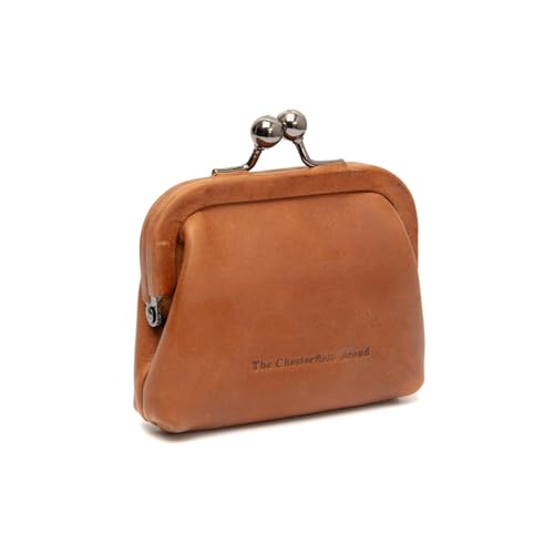 Porte-monnaie Calvia The Chesterfield Brand en cuir cognac brun pour l'organisation au quotidien