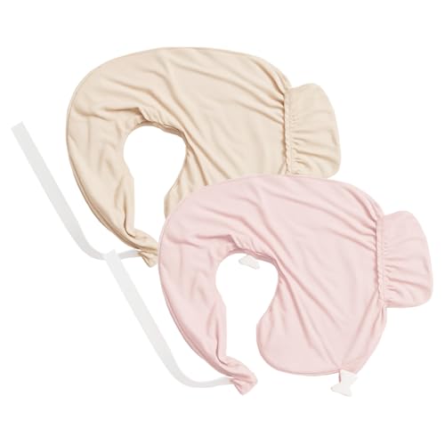 Image of Nursing Pillow Covers Compatible with My Brest Friend Nursing Pillow, 2 Pack, Machine Washable, Soft and Breathable Fabric, Covers Only, Pillow Not Included