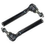 TRQ Outer Driver and Passenger Side Tie Rod Set 2 Piece Compatible with 2006 Hummer H3 16mm Thread Tie Rods 2007-2010 Hummer H3 2009-2010 Hummer H3T