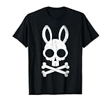 Jolly Roger Funny Bunny Skull Crossbones Egg Hunt Easter Day T-Shirt