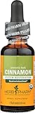 Herb Pharm Certified Organic Cinnamon Extract for Cardiovascular and Circulatory Support - 1 Ounce