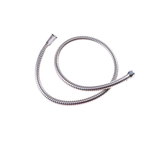 Manguera cromada flexible de acero inoxidable para evitar enredos y fugas en el baño 3