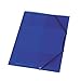 Produktbild Herlitz 1948660 Gummizugmappe A4 mit 3 Einschlagklappen und 2 Gummizügen, PP, transluzent blau