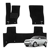 WENNEBIRD Superior Carpet Floor Mats for 2013-2021 Land Rover Range Rover (L405) (Excludes Sport), 0.5-Inch Ultra-Thick, Noise-Reducing, All-Weather Waterproof Anti-Slip – 3-Pc Set
