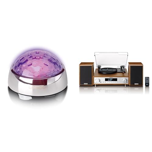 Lenco TTA-080SI Schallplattengewicht 250 g mit RGB-Effekten +...