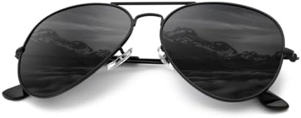 Aviator Sunglasses Polarized Sun-Glasses: Aviators Sunglasses for Men Women with UV Protection for Driving