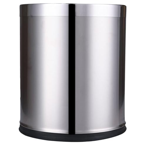 Caneca de basura baño acero inoxidable 10 L doble capa