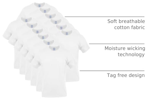 Image of Gildan Men's Crew T-Shirts, Multipack, Style G1100