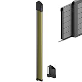 Bordo sensibile di sicurezza 1,8Mt costa automazione cancelli gialla INDEM CM18G