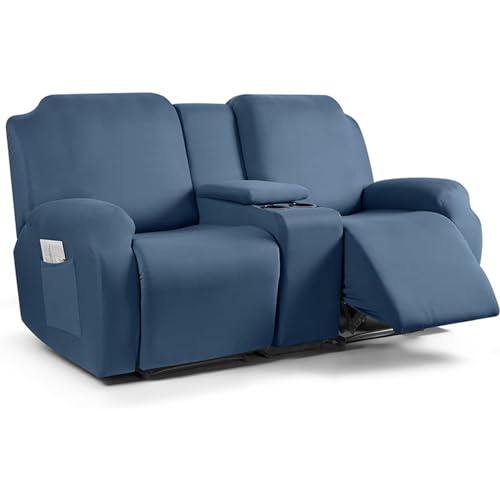 Funda para consola central y sofá reclinable ideal para tardes de cine en casa 2