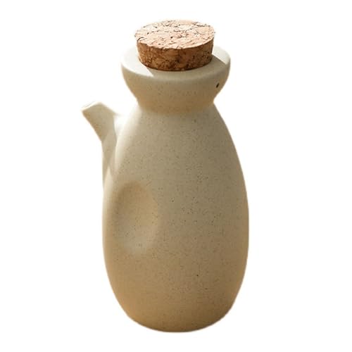 SBCGFY Recipiente de cerámica para Aceite, vinagre y condimentos, Bote de cerámica para Aceite, Botella Vintage para cocinar en la Cocina.