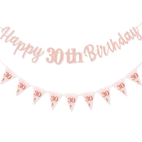 30th Birthday Decorations Banner For Women Her