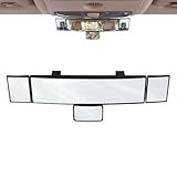 Revêtement Anti-Éblouissement : Ce rétroviseur intègre un revêtement spécifique anti-éblouissement qui garantit une stabilité d'image constante sous différents éclairages. Il améliore la visibilité durant la pluie, offrant une conduite en toute par mauvais temps et contribuant à une sécurité routière optimale.