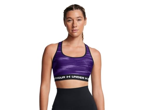 Image of Under Armour Crossback Mid Impact Heather Bra