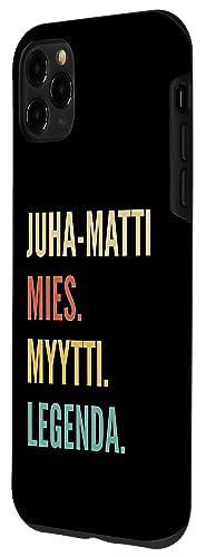 Image of iPhone 11 Pro Max Funny Finnish First Name Design - Juha-Matti Case