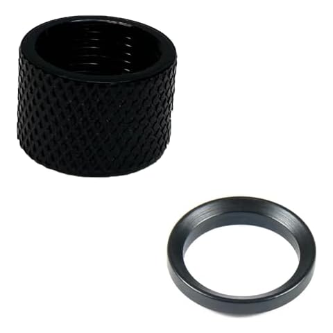 FSI 1/2x28 Thread Protector with Crush Washer for 22LR (Black) Cover