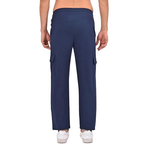 Image of Pepe Jeans Men's Mid Rise Track Pant Combo | 100% Cotton Superior Comfort For All Day Lounge Wear