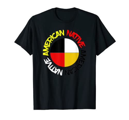 T SHIRT CON RUOTA MEDICINA NATIVA AMERICANA Maglietta