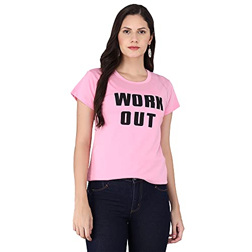 Image of FUNDAY FASHION Women & Girls Cotton Regular Fit Half Sleeves T-Shirt