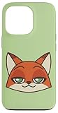 Disney Zootopia Nick Wilde Cute Kawaii Big Face Costume Case for iPhone 13 Pro