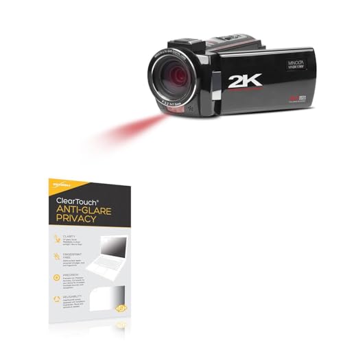 BoxWave Screen Protector Compatible with Minolta MN2K10NV - ClearTouch Anti-Glare Privacy (2-Pack), Privacy Screen Protector Flexible Film Anti-Glare