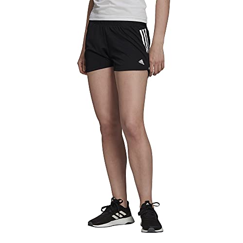 adidas Women's Knit 3-Stripes Sport Shorts,...