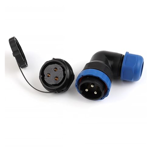 Conector SP28 codo contra flexión de cables en espacios reducidos de 2-26 pines SPW28-6L 2