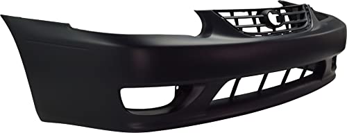 Evan Fischer Front Bumper Cover Compatible with 2001-2002 Toyota Corolla Primed - TO1000217