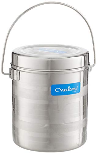 Image of Neelam Stainless Steel 16 22G Diamond Milk Pot, 4600 ml, Silver