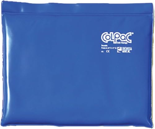 Image of Chattanooga ColPac Reusable Gel Ice Pack Cold Therapy for Knee, Arm, Elbow, Shoulder, Back for Aches, Swelling, Bruises, Sprains, Inflammation (11 inchx14 inch) - Blue (Pack of 5)