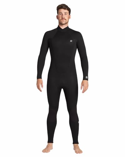 Billabong Mens Foil 5/4mm Back Zip GBS Wetsuit - Black - Lightweight