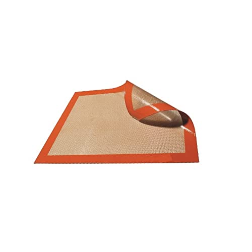 Epinox%100 Silikon Pişirme Matı, Silpat - Yıkanabilir Yanmaz Pastacılık Fırın Matı - Isıya Dayanıklı, Çok Renkli, 40 x 60 cm