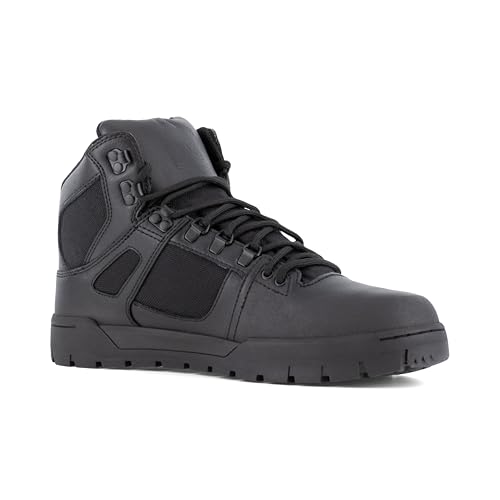 DC Men's Pure Work Black Composite Toe Boots Construction Shoe