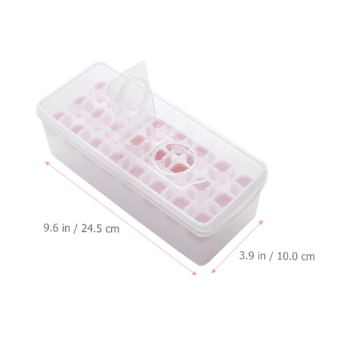 Bandeja para cubitos de hielo reutilizable con tapa y contenedor miniatura 7