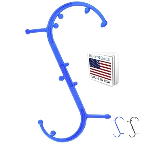 Body Back Company’s Body Back Buddy Trigger Point Therapy Self Massage Tool – Lower Back Massager – Neck Massager – Shoulder Massager - Myofascial Release Tool – Deep Muscle Massage (Blue)
