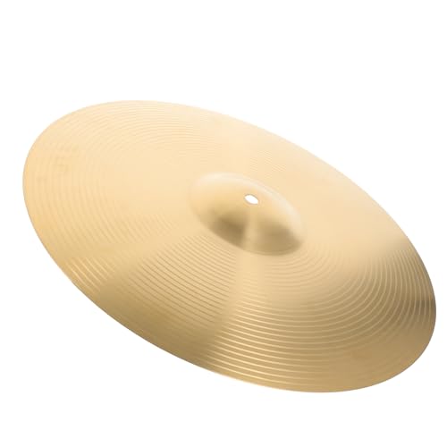 ifundom 16'' Metal Drum Cymbal Set Crash and Hi-hat Low Volume Cymbals for Practice Drum Set