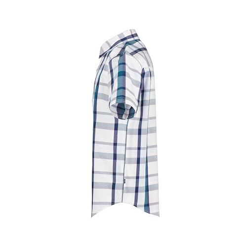 Image of Nautica Boys Short Sleeve Woven Button-Down Shirt. Light Weight & Breathable