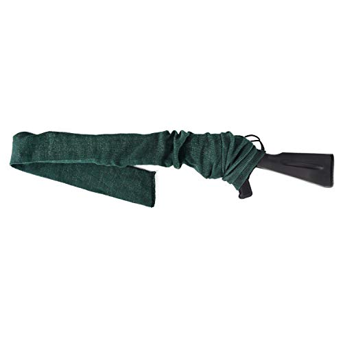 GUGULUZA Borsa del Fucile,Knit Tessuto Shotgun Fucile Storage Gun Sock 136 cm per Fucile (Army Green)