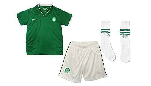 Conjunto Dry Uniforme Palmeiras, R&ecirc;ve D'or Sport, Meninos, Verde/Branco, 0